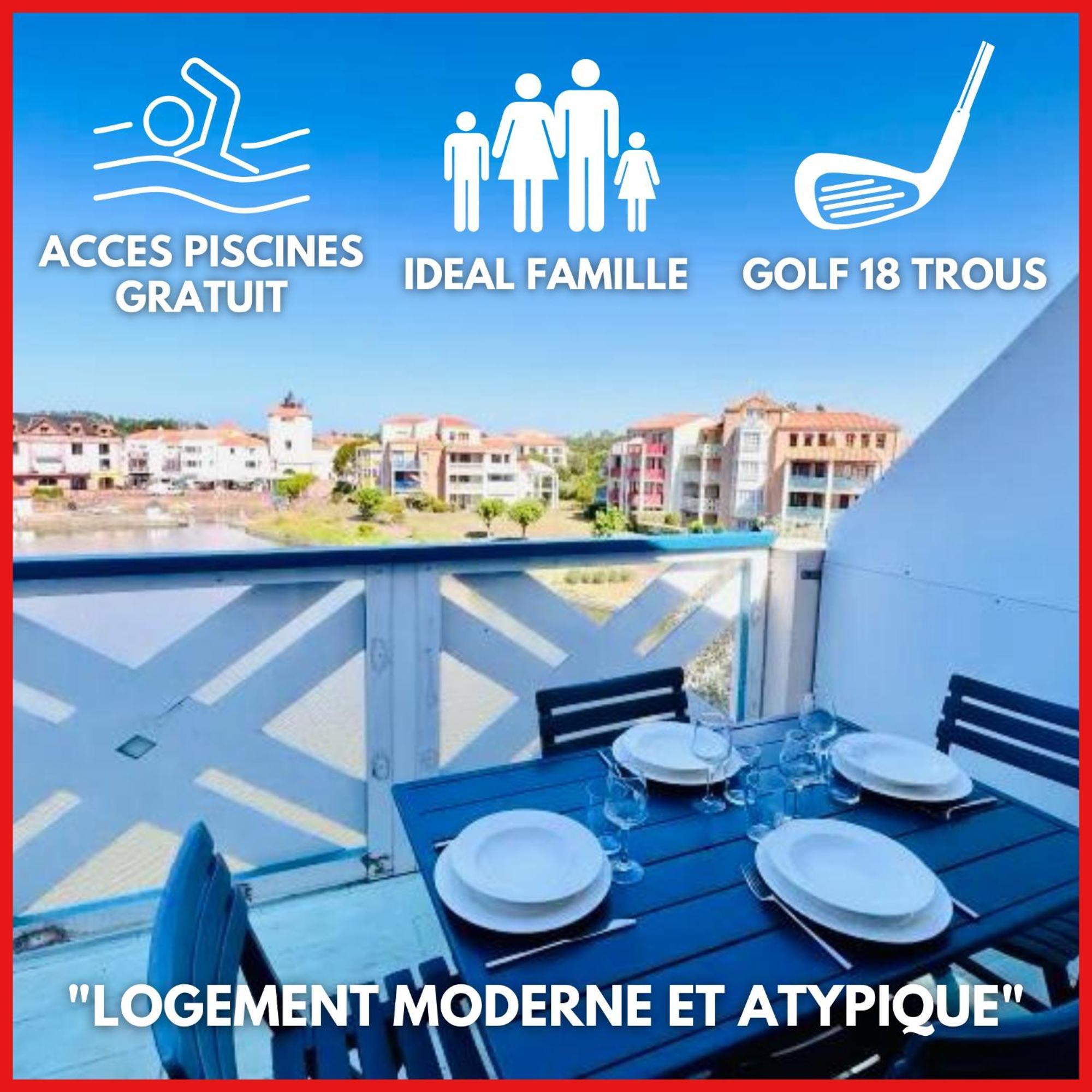 "Le Filet Du Lac" Appartement Atypique, 5 Personnes, Duplex, Vue Lac, Acces Parc Aquatique Gratuit Talmont-Saint-Hilaire Dış mekan fotoğraf